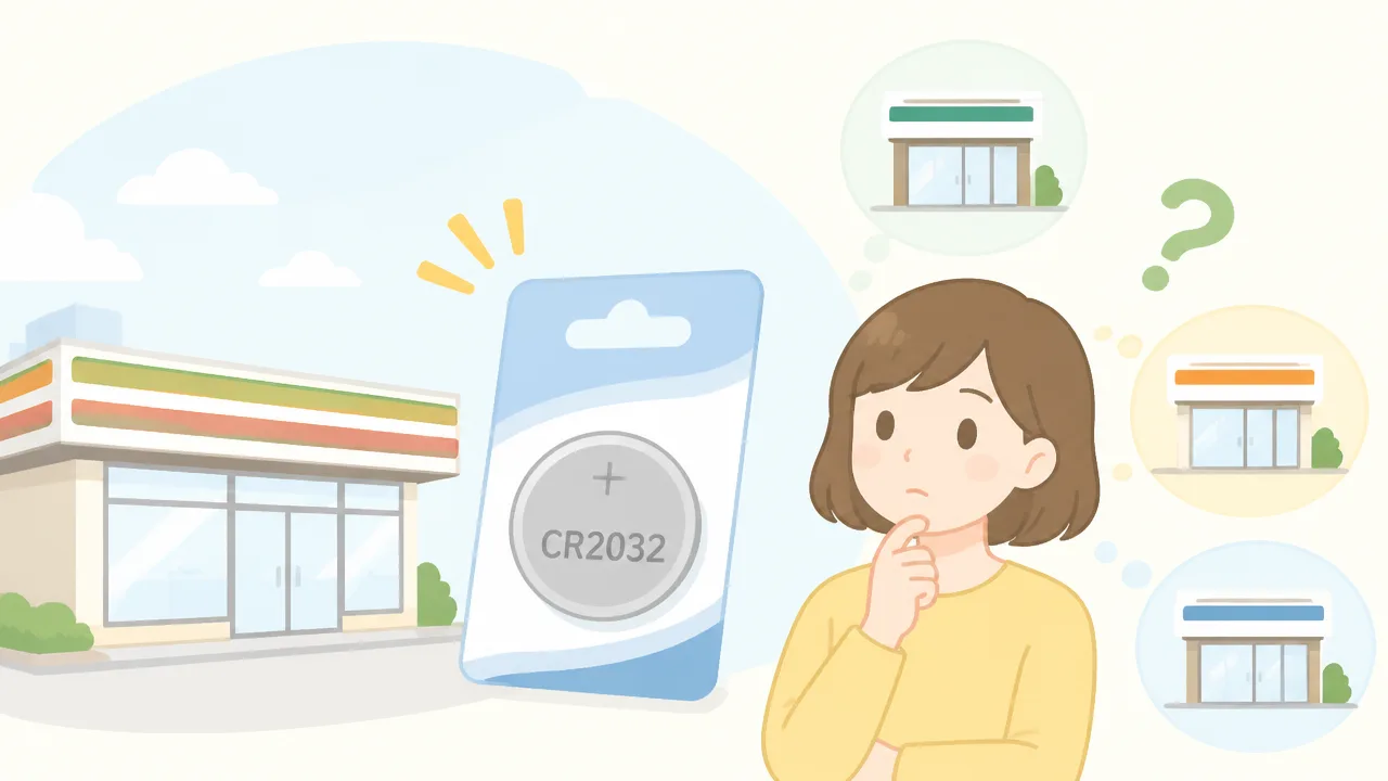 ボタン電池CR2032はコンビニで買える?販売店と探し方を解説