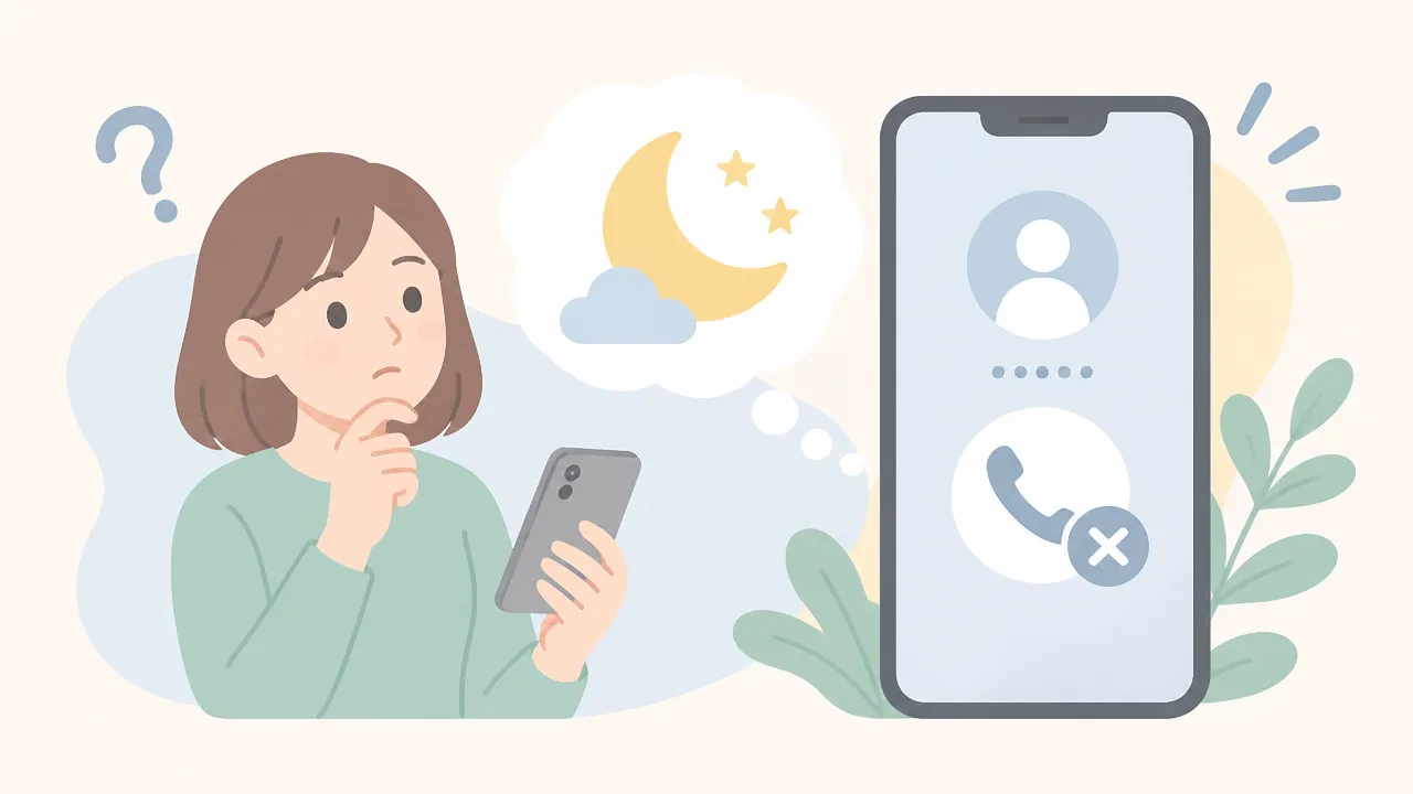 LINEの「通話中のため応答できません」はおやすみモードの影響?