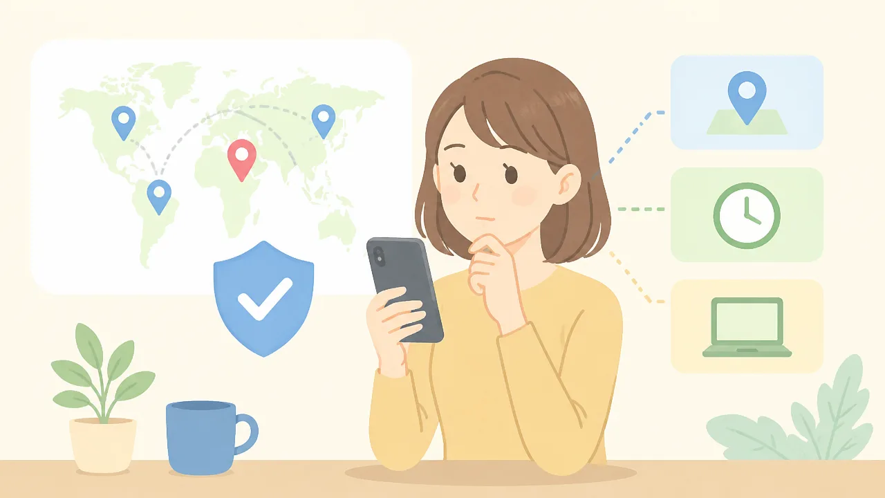 インスタのログイン場所がおかしい原因は?確認方法と安全な対処法