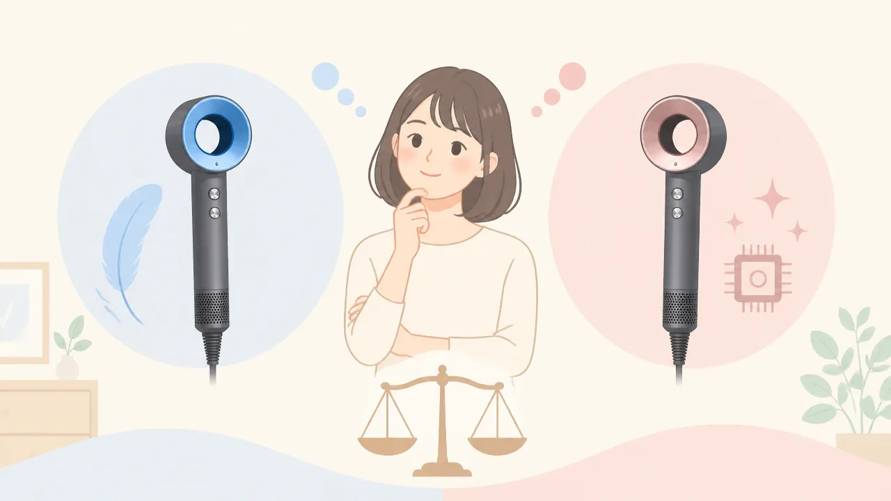 ダイソンドライヤー新型と旧型の違いは？選び方をやさしく解説